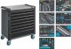 HAZET Werkstattwagen Assistent 179NXL ∙ Sortiment 179NXL-8-VW/243 ∙ 243-teilig ∙ Schubladen | flach: 7× 81 x 696 x 398 mm ∙ Schub