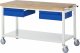 Fahrbare Werkbank 8002I6 | B1500xT700xH880mm | Ablageboden Metall | 2xSchublade-TA Fahrbare Werkbank 8002I6 | B1500xT700xH880mm | Ablageboden Metall | 2xSchublade-TA