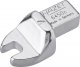 HAZET Einsteck-Maulschlüssel 6450C-7 ∙ 9 x 12 mm Einsteck-Vierkant massiv ∙ Außen Sechskant Profil ∙ SW 7 mm