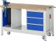 Werkbank mit Fahrgestell 8183 | B1500xT700xH880mm | 3xSchublade-VA | 1xSSK