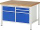 Werkbank 8467A2 | B1250xT900xH840mm | 3xSchublade-VA | 2xTüren Werkbank 8467A2 | B1250xT900xH840mm | 3xSchublade-VA | 2xTüren