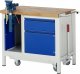 Werkbank mit Fahrgestell 8181I2 | B1000xT700xH880mm | 1xSchublade-TA | 1xSSK | 1xTür Werkbank mit Fahrgestell 8181I2 | B1000xT700xH880mm | 1xSchublade-TA | 1xSSK | 1xTür