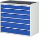 Schubladenschrank XXL7.6 | B1145xT650xH1035mm | MT-Top-25mm | 6xSchublade-TA Schubladenschrank XXL7.6 | B1145xT650xH1035mm | MT-Top-25mm | 6xSchublade-TA