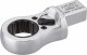 HAZET Einsteck-Ratschen-Ringschlüssel 6606D-21 ∙ 14 x 18 mm Einsteck-Vierkant massiv ∙ Außen Doppelsechskant Profil ∙ SW 21 mm