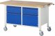 Fahrbare Werkbank 8466I2 | B1500xT700xH880mm | 2xSchublade-TA | 2xTüren Fahrbare Werkbank 8466I2 | B1500xT700xH880mm | 2xSchublade-TA | 2xTüren