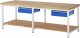 Werkbank höhenverstellbar 8001A7 | B2500xT900xH840-1040mm | 2xSchublade-TA Werkbank höhenverstellbar 8001A7 | B2500xT900xH840-1040mm | 2xSchublade-TA