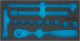 HAZET 2-Komponenten Weichschaumeinlage 163-562L ∙ L x B: 342 mm x 172 mm