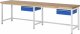 Werkbank höhenverstellbar 8001A1 | 3000xT700xH840-1040mm | 2xSchublade-TA Werkbank höhenverstellbar 8001A1 | 3000xT700xH840-1040mm | 2xSchublade-TA