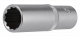 Steckschlüsseleinsatz | 1/2" | Zwölfkant | 17 mm | tief