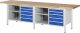 Werkbank höhenverstellbar 8464A2 | B3000xT700xH840-1040mm | 10xSchublade-TA Werkbank höhenverstellbar 8464A2 | B3000xT700xH840-1040mm | 10xSchublade-TA