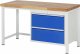 Werkbank höhenverstellbar 8255A1 | B1500xT700xH840-1040mm | 2xSchublade-VA Werkbank höhenverstellbar 8255A1 | B1500xT700xH840-1040mm | 2xSchublade-VA