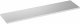 VIGOR Edelstahl-Arbeitsplatte ∙ groß ∙ V6000-02036-X ∙ L x B x H: 2036 mm x 500 mm x 40 mm