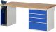 Werkbank 7610A2 | B2000xT900xH890mm | 4xSchublade-TA | 1xSSKL Werkbank 7610A2 | B2000xT900xH890mm | 4xSchublade-TA | 1xSSKL