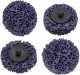 HAZET Eliminator Scheiben Satz ∙ 4-teilig ∙ Roloc® Schnellwechselsystem ∙ Harte Variante ∙ ⌀ 50,8 mm 9033-11-020/4
