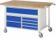 Fahrbare Werkbank 8921 | B1500xT900xH920-1120mm | 7xSchublade-VA Fahrbare Werkbank 8921 | B1500xT900xH920-1120mm | 7xSchublade-VA