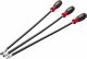 VIGOR Schraubendreher Satz ∙ extra lang ∙ flexibel ∙ V5485N ∙ 1/4 Zoll (6,3 mm) Sechskant massiv | 1/4 Zoll (6,3 mm) Vierkant hoh