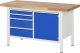 Werkbank 8470A2 | B1500xT700xH840mm | 4xSchublade-TA | 1xTür Werkbank 8470A2 | B1500xT700xH840mm | 4xSchublade-TA | 1xTür