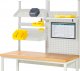 System-Aufbau - Komplettset 05 | für Produktbreite 1500 mm | RAL7035/RAL7035
