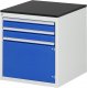 Schubladenschrank L3.5 | B580xT650xH640mm | M-Top-22mm | 2xSchublade-TA | 1xTür Schubladenschrank L3.5 | B580xT650xH640mm | M-Top-22mm | 2xSchublade-TA | 1xTür