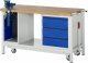 Werkbank mit Fahrgestell 8183I6 | B1500xT700xH880mm | 3xSchublade-TA | 1xSSK Werkbank mit Fahrgestell 8183I6 | B1500xT700xH880mm | 3xSchublade-TA | 1xSSK