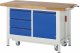 Werkbank mit Fahrgestell 8468I2 | B1500xT700xH880mm | 3xSchublade-TA | 1xTür Werkbank mit Fahrgestell 8468I2 | B1500xT700xH880mm | 3xSchublade-TA | 1xTür