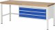 Werkbank höhenverstellbar 8327A1 | B2000xT700xH840-1040mm | 3xSchublade-VA Werkbank höhenverstellbar 8327A1 | B2000xT700xH840-1040mm | 3xSchublade-VA