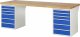 Werkbank 7515A3 | B2500xT900xH890mm | 12xSchublade-TA Werkbank 7515A3 | B2500xT900xH890mm | 12xSchublade-TA