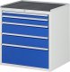 Schubladenschrank XL5.2 | B770xT650xH825mm | MT-Top-25mm | 5xSchublade-VA Schubladenschrank XL5.2 | B770xT650xH825mm | MT-Top-25mm | 5xSchublade-VA