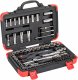 VIGOR Steckschlüssel Satz ∙ V1706N ∙ 1/4 Zoll (6,3 mm) Vierkant hohl | 1/2 Zoll (12,5 mm) Vierkant hohl | 5/16 Zoll (8 mm) Sechska