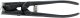 Elektronik-Vornschneider L.180mm Kopf poliert Griffe schwarz lackiert