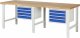 Werkbank höhenverstellbar 7133A1 | B2500xT900xH790-1140mm | 8xSchublade-TA Werkbank höhenverstellbar 7133A1 | B2500xT900xH790-1140mm | 8xSchublade-TA