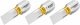 HAZET Bit 2208N-8/3 ∙ 1/4 Zoll (6,3 mm) Sechskant massiv ∙ Schlitz Profil ∙ 3-teilig ∙ SW 0,8 x 5,5 mm