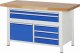 Werkbank höhenverstellbar 8922A2 | B1500xT700xH840-1040mm | 5xSchublade-TA | 1xTür Werkbank höhenverstellbar 8922A2 | B1500xT700xH840-1040mm | 5xSchublade-TA | 1xTür