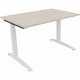 Schreibtisch Kufe Einzels. Quadrat B1200xT800xH650-850 ws/Akazie hell Schreibtisch Kufe Einzels. Quadrat B1200xT800xH650-850 ws/Akazie hell