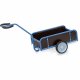 Handwagen mit Kasten 4108V -Vollgummiräder Ø400 mm
