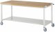 Fahrbare Werkbank 8000 | B2000xT900xH880-1080mm | Ablageboden Metall Fahrbare Werkbank 8000 | B2000xT900xH880-1080mm | Ablageboden Metall