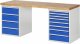 Werkbank 7822A3 | B2000xT700xH890mm | 12xSchublade-TA Werkbank 7822A3 | B2000xT700xH890mm | 12xSchublade-TA