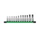 TX Bit-Steckschl.-Eins. 1/4,3/8 Set (13)