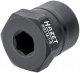HAZET Sechskant Bit Einsatz 9023M-1-B ∙ 1/4 Zoll (6,3 mm) Sechskant hohl