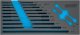 HAZET 2-Komponenten Weichschaumeinlage 163-519L ∙ L x B: 392 mm x 172 mm