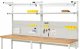 System-Aufbau - Komplettset 04 | für Produktbreite 3000 mm | RAL7035/RAL7035