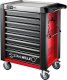 Werkstattwagen 95/8 PRO 8 Schubl. 496 x 827 x 1020 mm  rot | RAL 3020; schwarz | RAL 9005