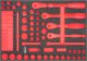 VIGOR Weichschaumeinlage ∙ leer ∙ V6822-L ∙ L x B x H: 563 mm x 393 mm x 35 mm