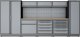 VIGOR Werkstattwagen für Schrankwand-System ∙ 676 mm ∙ V6000-019 ∙ L x B x H: 649 mm x 459 mm x 940 mm