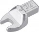HAZET Einsteck-Maulschlüssel 6450C-9 ∙ 9 x 12 mm Einsteck-Vierkant massiv ∙ Außen Sechskant Profil ∙ SW 9 mm