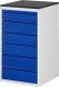 Schubladeschrank L7.11 | B580xT650xH1030mm | M-Top-22mm | 6xSchublade-TA