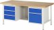 Werkbank 8552A2 | B2000xT900xH840mm | 4xSchublade-TA | 1xTür Werkbank 8552A2 | B2000xT900xH840mm | 4xSchublade-TA | 1xTür