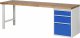 Werkbank 7508A1 | B2500xT700xH840mm | 3xSchublade-VA