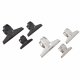 MAUL Briefklemmer 2101296 max. 30mm Breite 125mm Metall hellsilber MAUL Briefklemmer 2101296 max. 30mm Breite 125mm Metall hellsilber