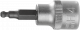 Schraubendreheinsatz | 3/8" | Innensechskant | 4 mm | mit Kugelkopf